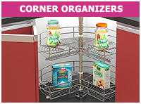 Carrousel   |   D-Tray   |   Premium Magic Corner   |   Swing Corner   |   Full Round Unit   |   Corner Organizers